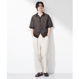 【マシンウォッシャブル】ニットストライプ半袖シャツ | THE SHOP TK | 詳細画像7