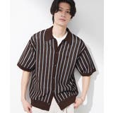 【マシンウォッシャブル】ニットストライプ半袖シャツ | THE SHOP TK | 詳細画像4