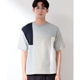 【洗濯機OK】ブロッキング半袖ニット | THE SHOP TK | 詳細画像13