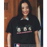 ブラック(019) | 【Disney】【MLB】スペシャルデザイン半袖Tシャツ | THE SHOP TK