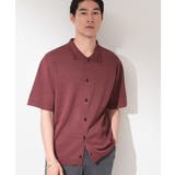 【抗菌防臭／UVカット／洗濯機OK】和紙混 半袖ニットシャツ | THE SHOP TK | 詳細画像5 