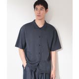 【抗菌防臭／UVカット／洗濯機OK】和紙混 半袖ニットシャツ | THE SHOP TK | 詳細画像9 