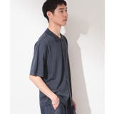 【抗菌防臭／UVカット／洗濯機OK】和紙混 半袖ニットシャツ | THE SHOP TK | 詳細画像10 