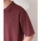 【抗菌防臭／UVカット／洗濯機OK】和紙混 半袖ニットシャツ | THE SHOP TK | 詳細画像21 