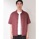 【抗菌防臭／UVカット／洗濯機OK】和紙混 半袖ニットシャツ | THE SHOP TK | 詳細画像23 