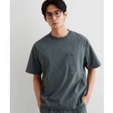 チャコールグレー(013) | 【接触冷感/洗濯機OK／セットアップ可】ナイロンストレッチ半袖Tシャツ | THE SHOP TK