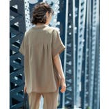 《SS LLsize≫パール調ボタンスキッパーブラウス セットアップ対応 | OPAQUE.CLIP | 詳細画像15