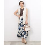 ノーカラーVネックジレ【洗濯機洗い可】 | OPAQUE.CLIP | 詳細画像19