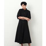 ドルマンスリーブシャツワンピース【洗濯機洗い可】 | OPAQUE.CLIP | 詳細画像2