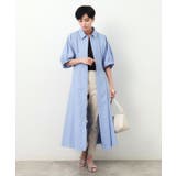 ドルマンスリーブシャツワンピース【洗濯機洗い可】 | OPAQUE.CLIP | 詳細画像8