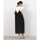 前後2WAYフリンジキャミワンピース【洗濯機洗い可】 | OPAQUE.CLIP | 詳細画像6