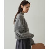 《ツインセット》バラクラバ×ハイネックショートニット【洗える】 | OPAQUE.CLIP | 詳細画像8