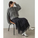 《ツインセット》バラクラバ×ハイネックショートニット【洗える】 | OPAQUE.CLIP | 詳細画像9