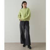 《ツインセット》バラクラバ×ハイネックショートニット【洗える】 | OPAQUE.CLIP | 詳細画像15