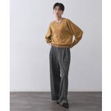 ラグランクルーネックニット エクストラファインメリノウール | OPAQUE.CLIP | 詳細画像44