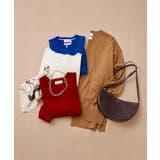 ラグランクルーネックニット エクストラファインメリノウール | OPAQUE.CLIP | 詳細画像76