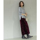 ボートネックニット エクストラファインメリノウール | OPAQUE.CLIP | 詳細画像13