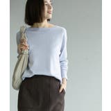 ボートネックニット エクストラファインメリノウール | OPAQUE.CLIP | 詳細画像30