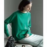 グリーン(022) | ボートネックニット エクストラファインメリノウール | OPAQUE.CLIP