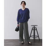 《SS-LLサイズ》ストレッチ美脚イージーワイドパンツ【防シワ/洗濯機洗い可】 | OPAQUE.CLIP | 詳細画像17 