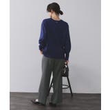 《SS-LLサイズ》ストレッチ美脚イージーワイドパンツ【防シワ/洗濯機洗い可】 | OPAQUE.CLIP | 詳細画像18 