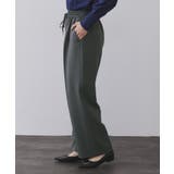 《SS-LLサイズ》ストレッチ美脚イージーワイドパンツ【防シワ/洗濯機洗い可】 | OPAQUE.CLIP | 詳細画像34 