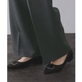 《SS-LLサイズ》ストレッチ美脚イージーワイドパンツ【防シワ/洗濯機洗い可】 | OPAQUE.CLIP | 詳細画像39 