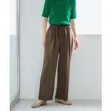 《SS-LLサイズ》ストレッチ美脚イージーワイドパンツ【防シワ/洗濯機洗い可】 | OPAQUE.CLIP | 詳細画像26 