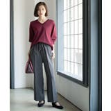 《SS-LLサイズ》ストレッチ美脚イージーワイドパンツ【防シワ/洗濯機洗い可】 | OPAQUE.CLIP | 詳細画像1 