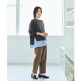 ストレッチ美脚イージーテーパードパンツ【防シワ/洗濯機洗い可】 | OPAQUE.CLIP | 詳細画像30 