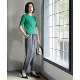 ストレッチ美脚イージーテーパードパンツ【防シワ/洗濯機洗い可】 | OPAQUE.CLIP | 詳細画像2 