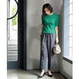 ストレッチ美脚イージーテーパードパンツ【防シワ/洗濯機洗い可】 | OPAQUE.CLIP | 詳細画像4 