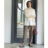 ストレッチ美脚イージーテーパードパンツ【防シワ/洗濯機洗い可】 | OPAQUE.CLIP | 詳細画像15 