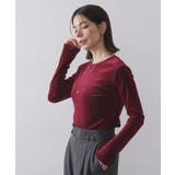 フロッキーチュールトップス【洗濯機OK】 | OPAQUE.CLIP | 詳細画像1 