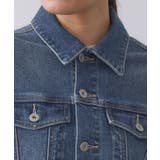 ストレッチデニムジャケット/オーガニックコットン混【洗濯機洗い可】 | OPAQUE.CLIP | 詳細画像16 