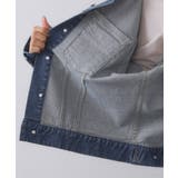 ストレッチデニムジャケット/オーガニックコットン混【洗濯機洗い可】 | OPAQUE.CLIP | 詳細画像21 