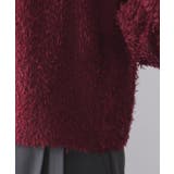 前後2WAY シアーフリンジジャカードブラウス【洗濯機OK】 | OPAQUE.CLIP | 詳細画像28 