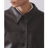 シンセティックレザー調ブルゾン【洗える】 | OPAQUE.CLIP | 詳細画像8 