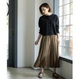 フェイクスウェードプリーツスカート【静電気防止加工/洗濯機OK】 | OPAQUE.CLIP | 詳細画像26 