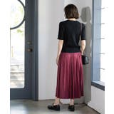 フェイクスウェードプリーツスカート【静電気防止加工/洗濯機OK】 | OPAQUE.CLIP | 詳細画像34 