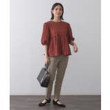 《SS-LLサイズ》ハイストレッチイージースティックパンツ【洗濯機洗い可】 | OPAQUE.CLIP | 詳細画像19 