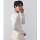 シアーリブニット【洗濯機OK】 | OPAQUE.CLIP | 詳細画像1