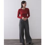 シアーリブニット【洗濯機OK】 | OPAQUE.CLIP | 詳細画像18