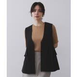 フリルペプラムジレ/セットアップ対応可【洗濯機洗い可】 | OPAQUE.CLIP | 詳細画像21