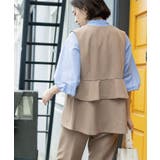 フリルペプラムジレ/セットアップ対応可【洗濯機洗い可】 | OPAQUE.CLIP | 詳細画像11