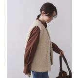 カーリーフェイクファーベスト【洗濯機OK】 | OPAQUE.CLIP | 詳細画像1 