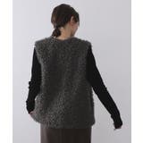 カーリーフェイクファーベスト【洗濯機OK】 | OPAQUE.CLIP | 詳細画像5 