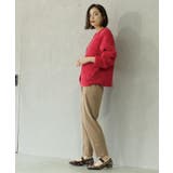 ウォームタッチ イージーテーパードパンツ【洗濯機洗OK/ストレッチ】 | OPAQUE.CLIP | 詳細画像17 