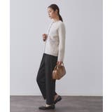 ウォームタッチ イージーワイドパンツ【洗濯機洗OK/ストレッチ】≪SS～LL≫ | OPAQUE.CLIP | 詳細画像33 