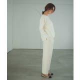 ウォームタッチ イージーワイドパンツ【洗濯機洗OK/ストレッチ】≪SS～LL≫ | OPAQUE.CLIP | 詳細画像24 